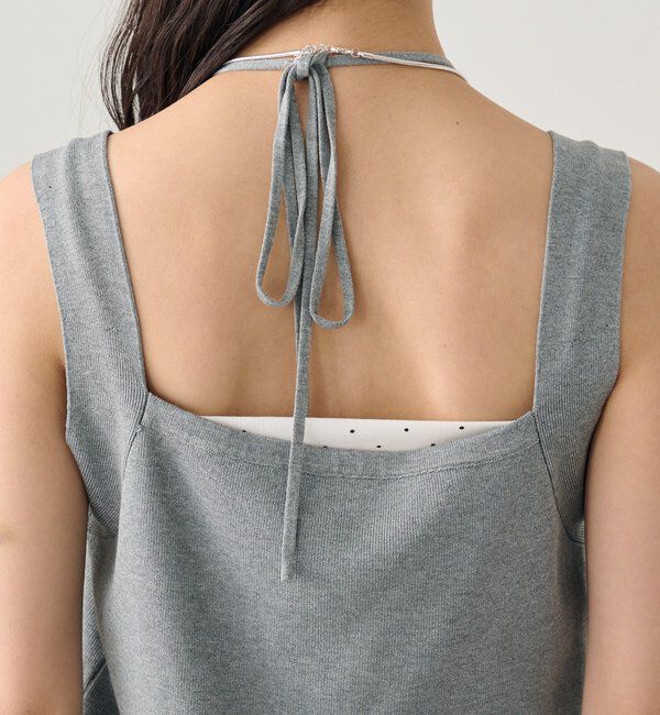  「ホルターニットタンクトップ」|キャミソール|