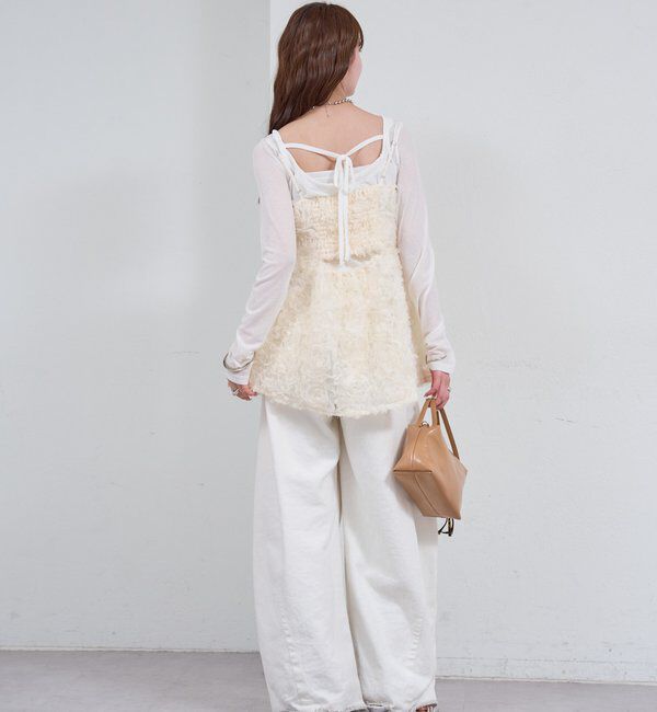  「フラワーチュールキャミチュニック」|シャツ・ブラウス|