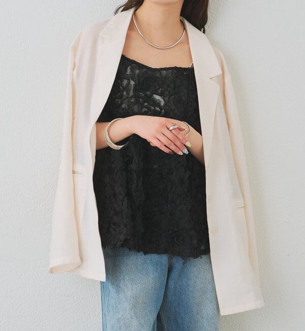  「フラワーチュールキャミチュニック」|シャツ・ブラウス|