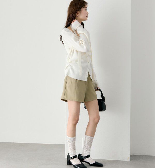  「タックショートパンツ」|チノ|