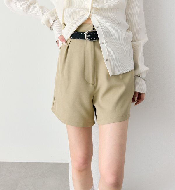  「タックショートパンツ」|チノ|