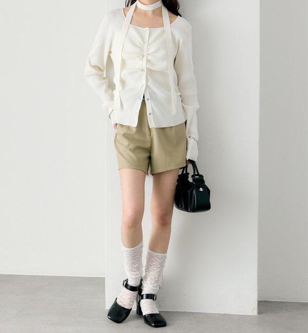  「タックショートパンツ」|チノ|