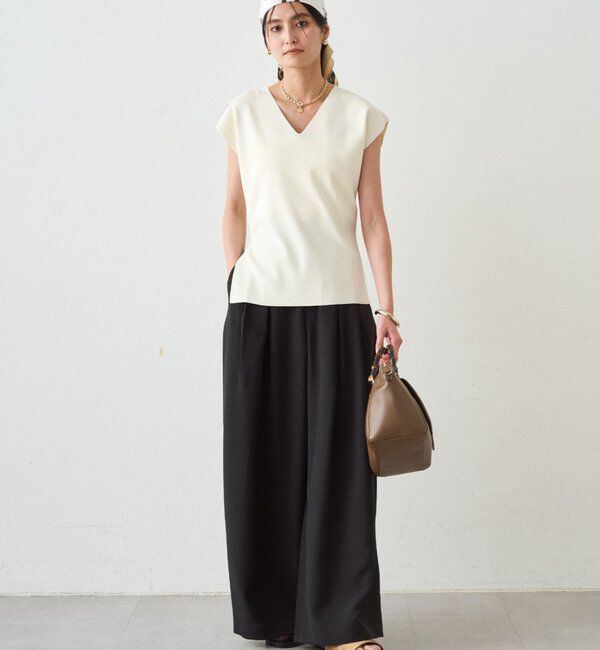  「2WAYツヤニット」|ニット・セーター|