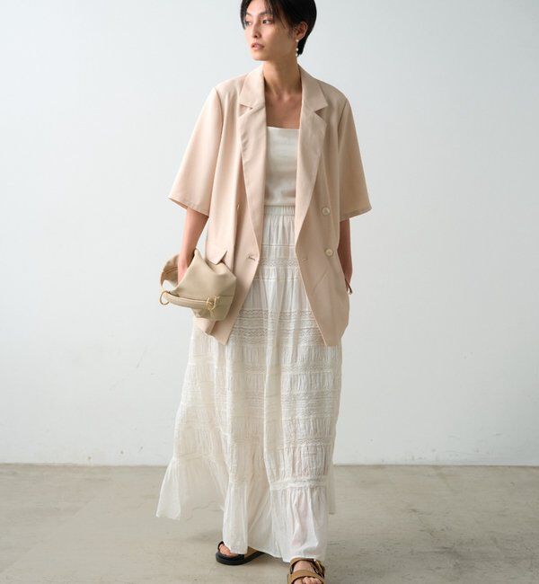  「ハーフスリーブジャケット」|テーラードジャケット|