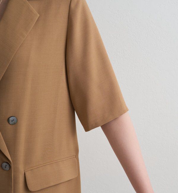  「ハーフスリーブジャケット」|テーラードジャケット|