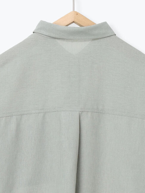 Samansa Mos2「ハーフスリーブシャツ」|シャツ・ブラウス|