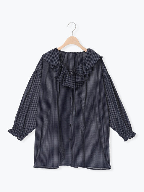 Samansa Mos2「フリルシアーブラウス」|シャツ・ブラウス|