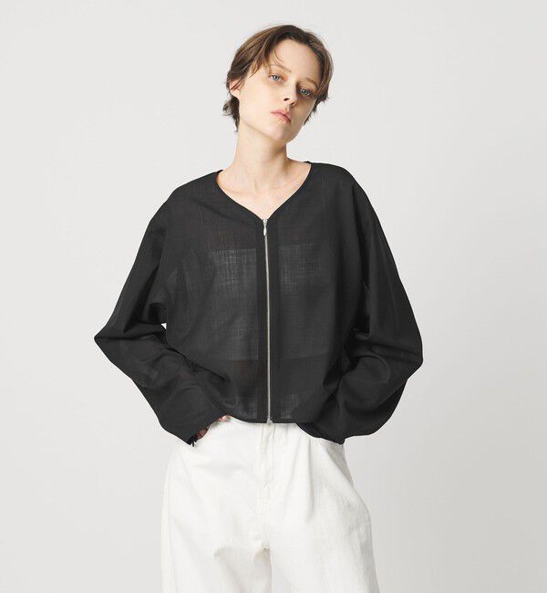 AEWEN MATOPH「＜AEWEN MATOPH＞シアージップジャケット」|テーラードジャケット|