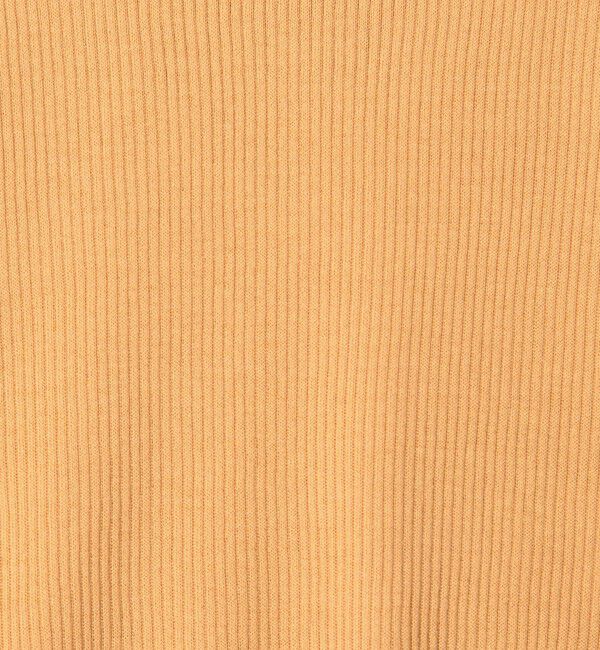 GALERIE VIE「ギザコットンリブ クルーネックプルオーバー」|ニット・セーター|