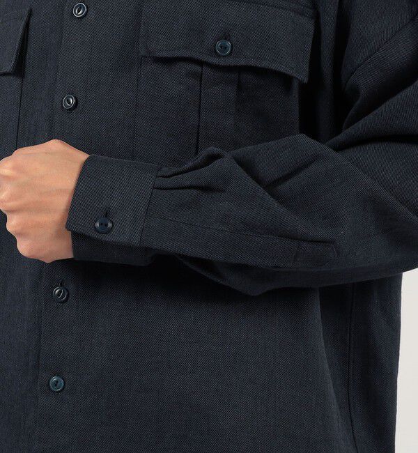 TOMORROWLAND MENS「【別注】GUY ROVER リネンコットン オーバーシャツ」|シャツ・ブラウス|