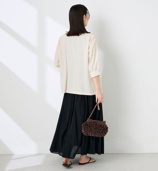 NOLLEY'S sophi「ウォッシャブルリネナチュールシアージャケット」|テーラードジャケット|