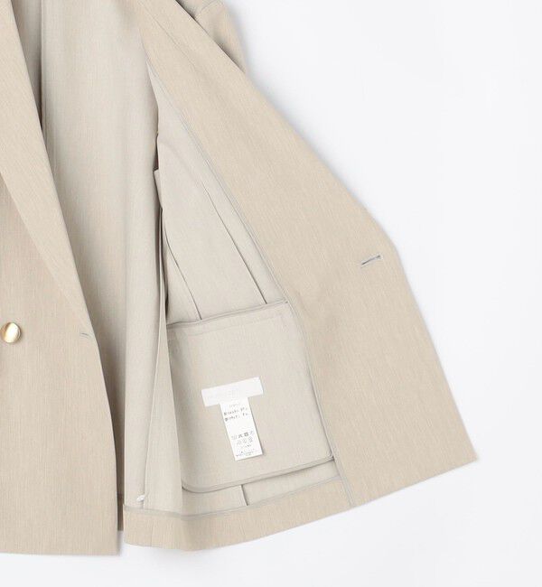 NOLLEY'S sophi「《セットアップ対応》ウォッシャブルドライツイルハーフスリーブジャケット」|テーラードジャケット|