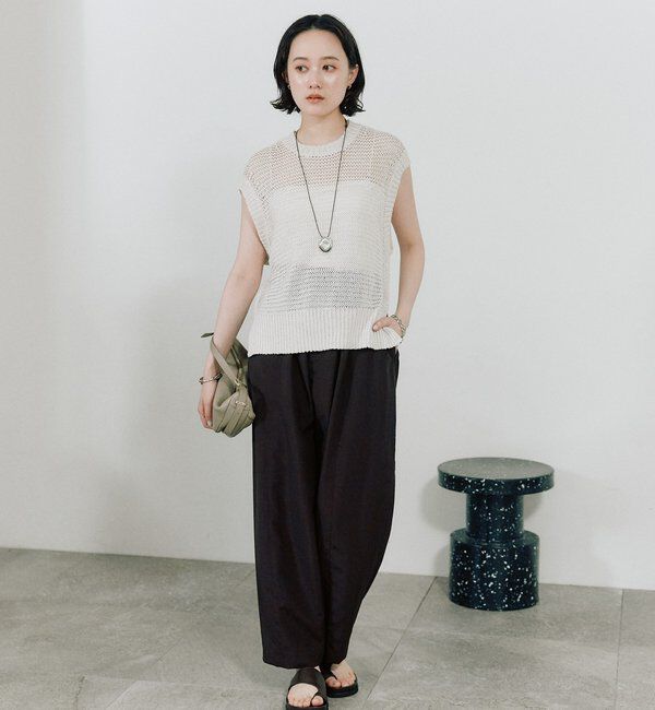  「予約【鮮度抜群】ラスティックニットベスト」|ニット・セーター|
