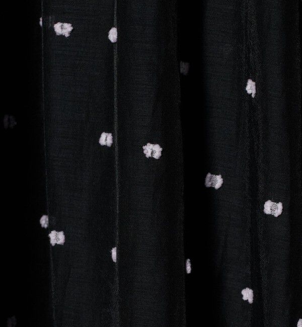 UNITED ARROWS「2トーン ドット ジャガード フレアスカート」|フレア|