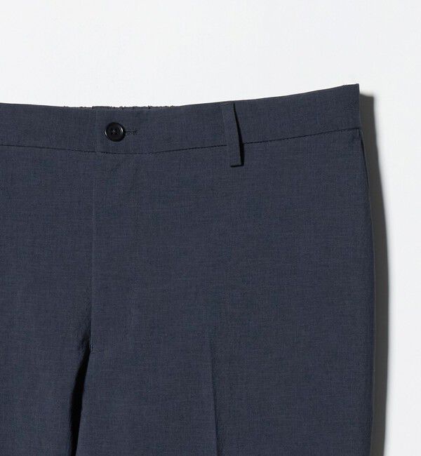 UNITED ARROWS「ポリエステル T＆T ノープリーツ パンツ UA COZY ウォッシャブル ヨコストレッチ」|スラックス|