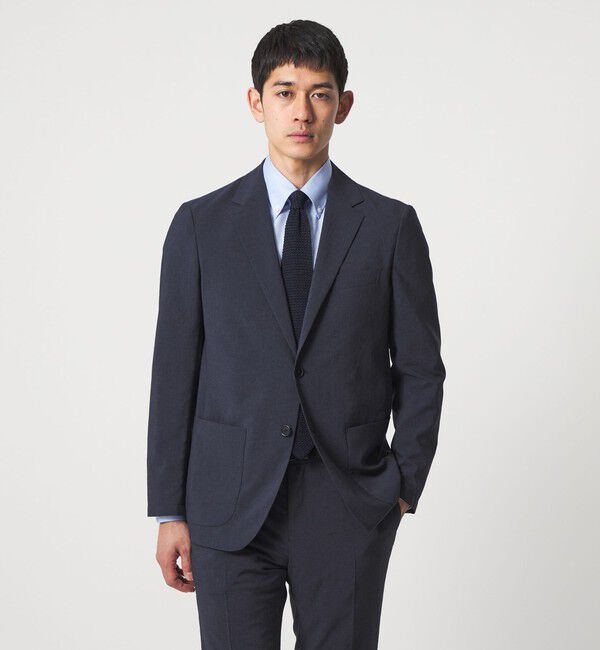 UNITED ARROWS「ポリエステル T＆T 2ボタン テーラードジャケット UA COZY ウォッシャブル ヨコストレッチ」|テーラードジャケット|