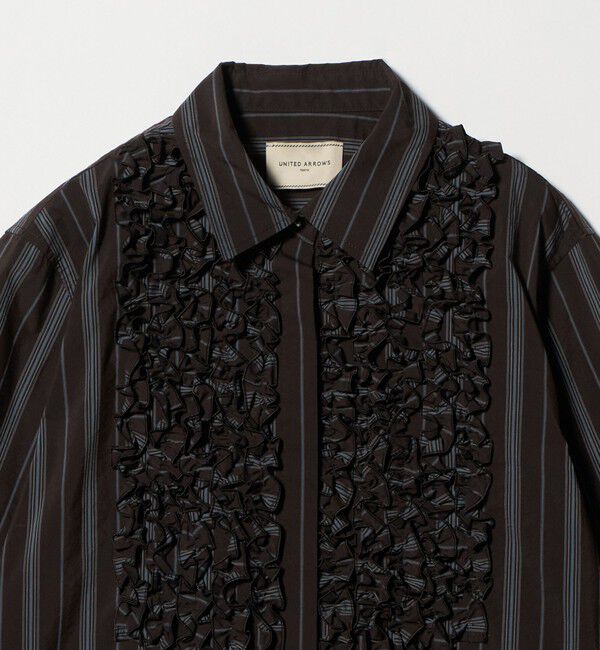 UNITED ARROWS「ファブリカ ミニフリル シャツ」|シャツ・ブラウス|