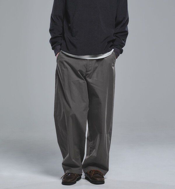 UNITED ARROWS green label relaxing「コットン ナイロン バレル ワイド イージーパンツ W4」|その他|