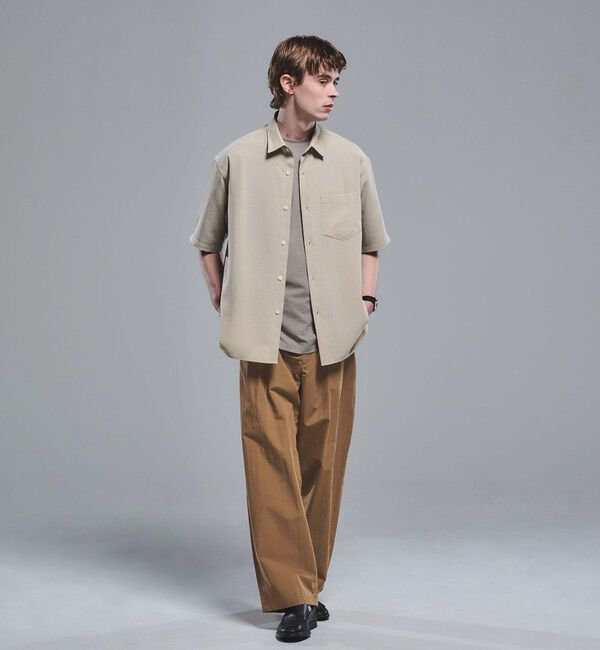 UNITED ARROWS green label relaxing「コットン ナイロン バレル ワイド イージーパンツ W4」|その他|