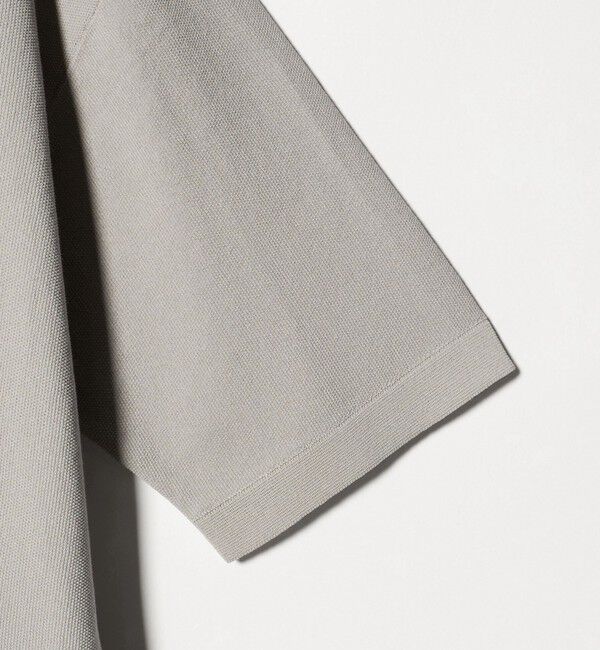 UNITED ARROWS green label relaxing「コットンナイロン リンクス クルーネック ショートスリーブ ニット -ウォッシャブル-」|ニット・セーター|