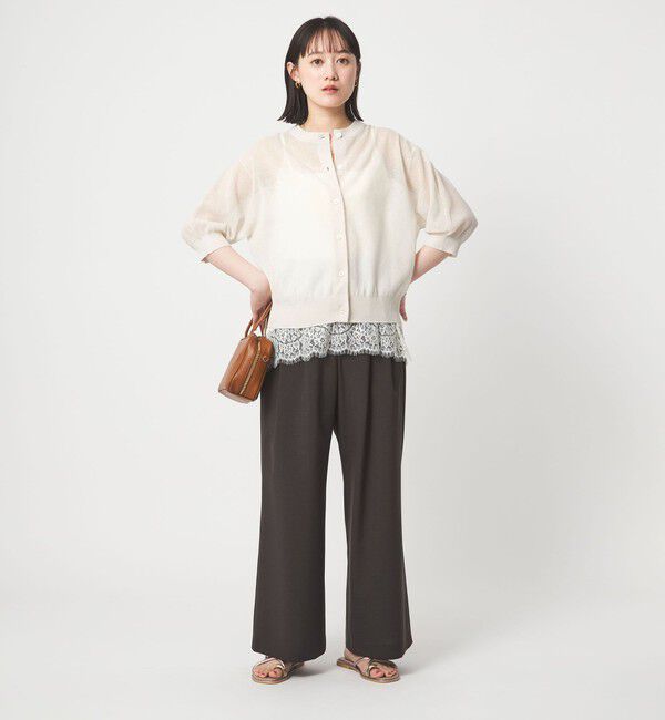 UNITED ARROWS green label relaxing「シアー カーディガン ニット ウォッシャブル」|カーディガン|