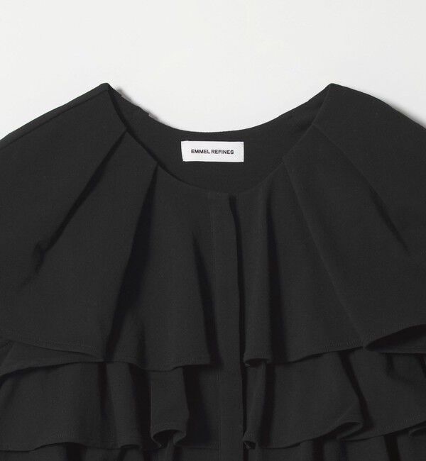 EMMEL REFINES「＜EMMEL REFINES＞EM ティアードフリル カットソー トップス」|Tシャツ・カットソー|