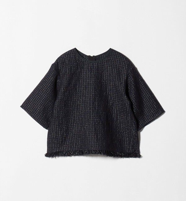 UNITED ARROWS green label relaxing「ラティス ツイードライク プルオーバー」|シャツ・ブラウス|