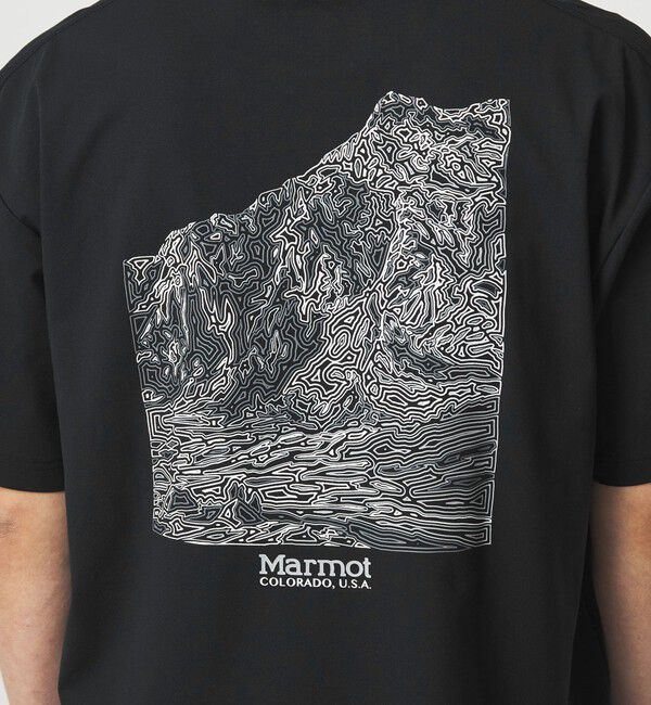 UNITED ARROWS green label relaxing「【別注】＜Marmot＞マウンテン ディピクション 半袖 Tシャツ  -吸水・速乾・UVカット-」|Tシャツ・カットソー|