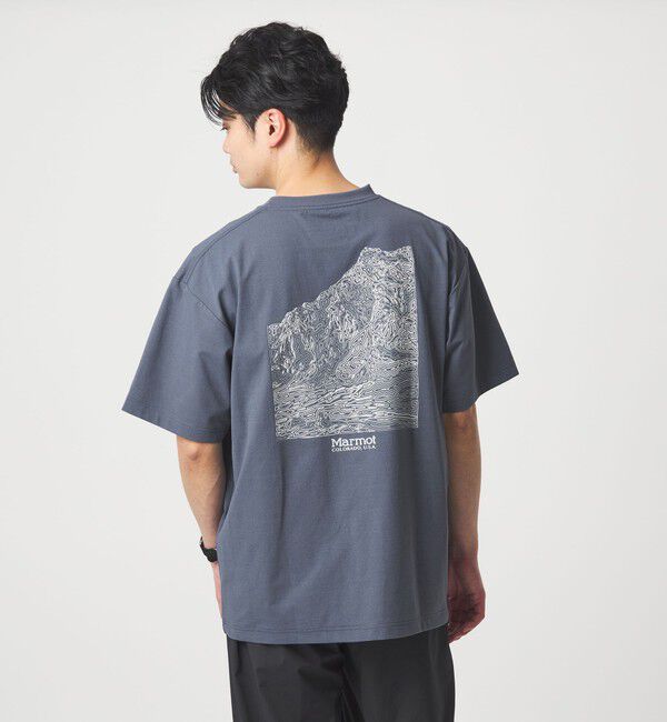 UNITED ARROWS green label relaxing「【別注】＜Marmot＞マウンテン ディピクション 半袖 Tシャツ  -吸水・速乾・UVカット-」|Tシャツ・カットソー|
