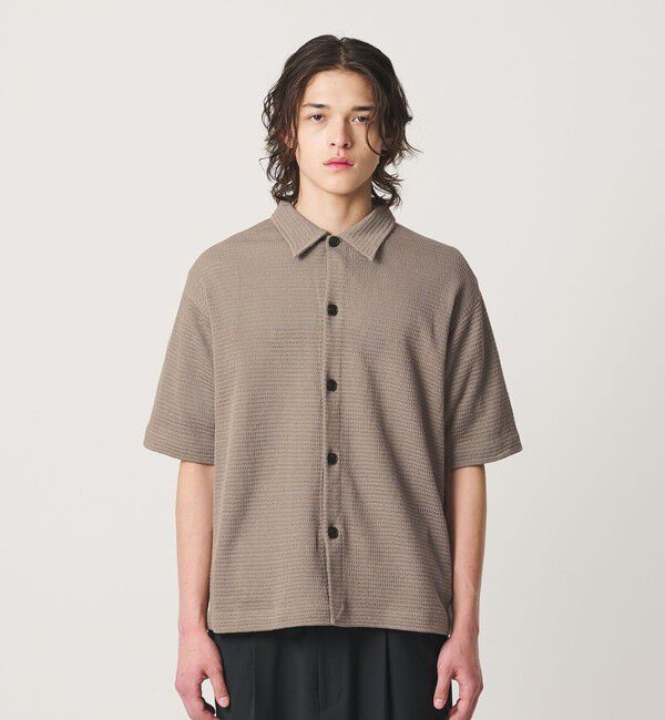 BEAUTY&YOUTH UNITED ARROWS「パナマ ニット シャツ ウォッシャブル」|カーディガン|