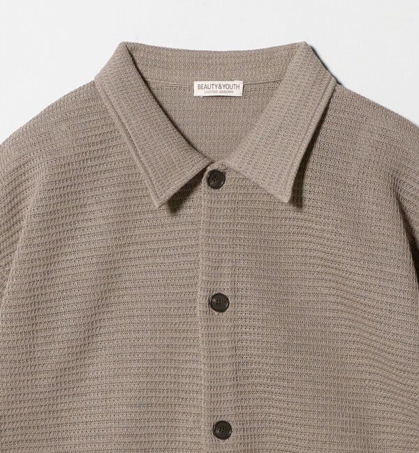 BEAUTY&YOUTH UNITED ARROWS「パナマ ニット シャツ ウォッシャブル」|カーディガン|