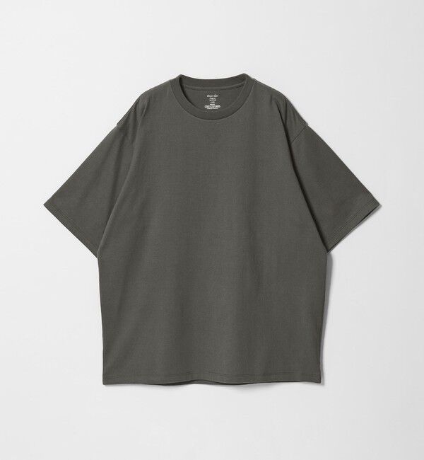 STEVEN ALAN「＜Steven Alan＞ オーガニックコットン ショートスリーブ Tシャツ」|Tシャツ・カットソー|DK.GRAY