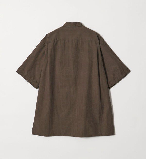 STEVEN ALAN「＜Steven Alan＞ シボチェック レギュラーカラー ショートスリーブ シャツ BOX」|シャツ・ブラウス|