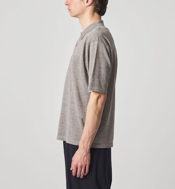 STEVEN ALAN「＜Steven Alan＞ 14G ラミー 2B ショートスリーブ ポロシャツ」|ニット・セーター|