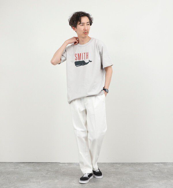 NOLLEY'S goodman「【BARNS OUTFITTERS】別注 SMITH プリントTシャツ 26SS」|Tシャツ・カットソー|