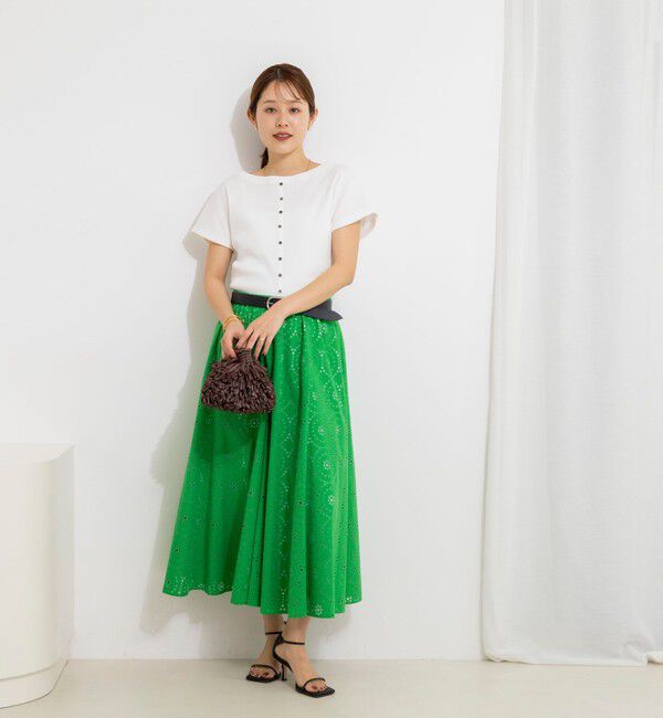 NOLLEY'S「ウォッシャブルスリット2WAYプルオーバー」|Tシャツ・カットソー|