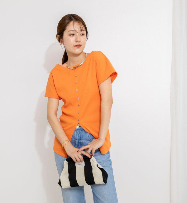 NOLLEY'S「ウォッシャブルスリット2WAYプルオーバー」|Tシャツ・カットソー|