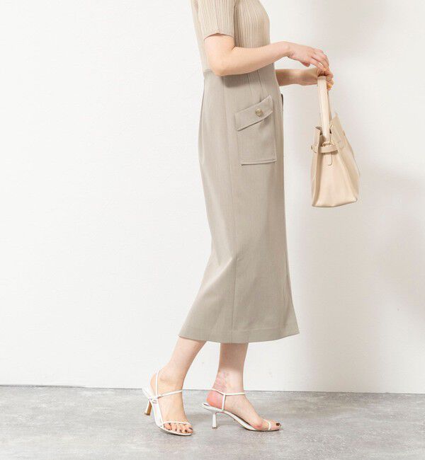 NOLLEY'S sophi「ウォッシャブルポロニットタイトスカートドッキングワンピース」|ワンピース|