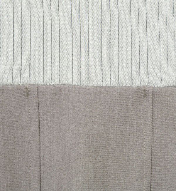 NOLLEY'S sophi「ウォッシャブルポロニットタイトスカートドッキングワンピース」|ワンピース|