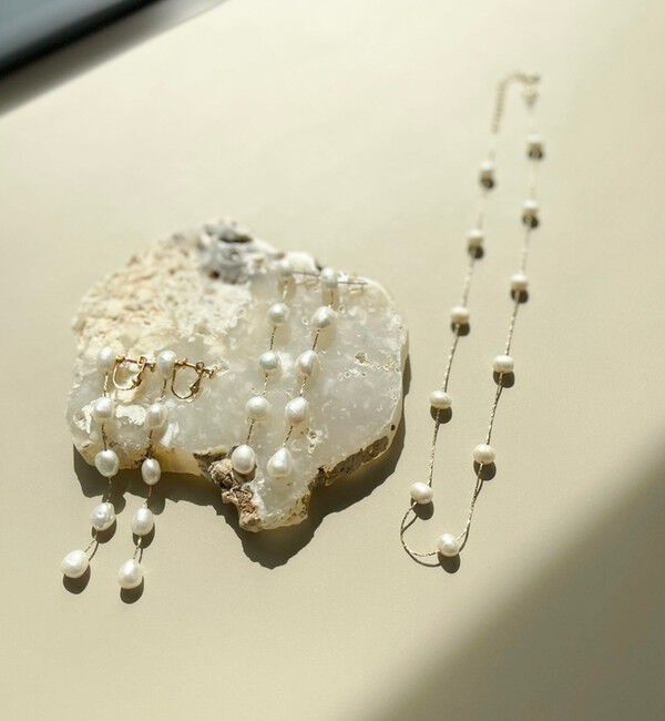 grace grace「【松葉(yuki_nol)別注】【grace grace/グラスグラス】スキップ淡水パールネックレス」|ネックレス|