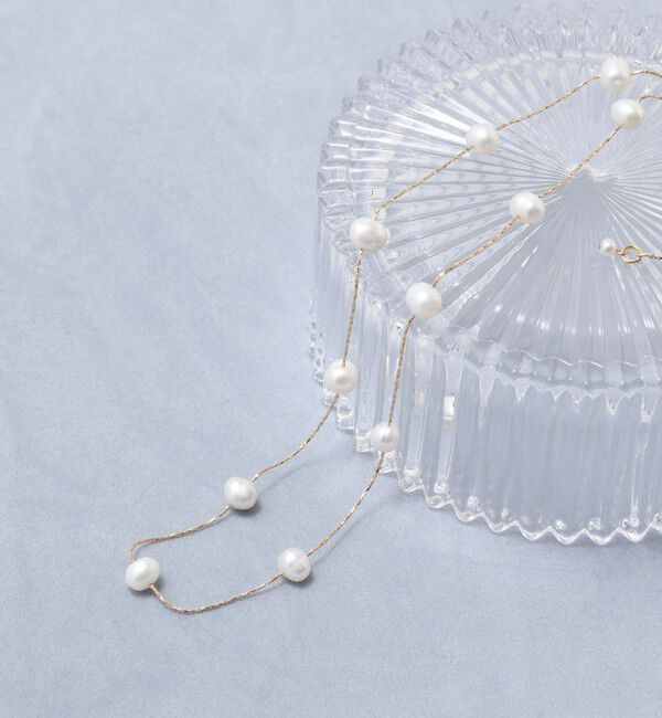 grace grace「【松葉(yuki_nol)別注】【grace grace/グラスグラス】スキップ淡水パールネックレス」|ネックレス|