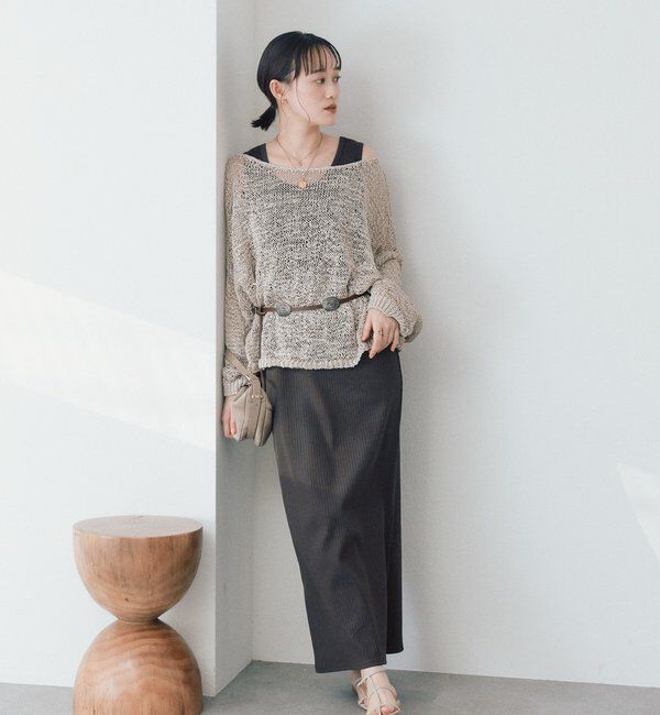  「【シリーズ累計販売数一万枚突破！】2WAYリブタンクワンピース」|ワンピース|