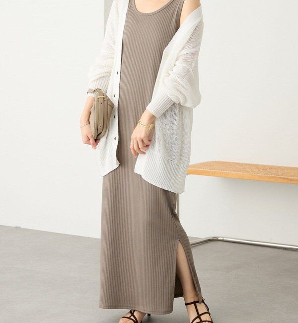  「【シリーズ累計販売数一万枚突破！】2WAYリブタンクワンピース」|ワンピース|