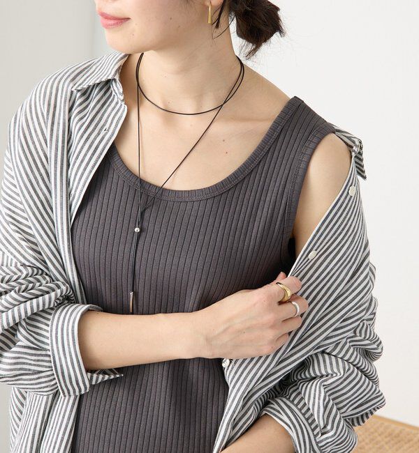  「【シリーズ累計販売数一万枚突破！】2WAYリブタンクワンピース」|ワンピース|