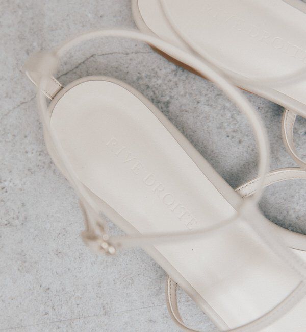  「予約【抜け感】ポインテッドラインサンダル」|サンダル|