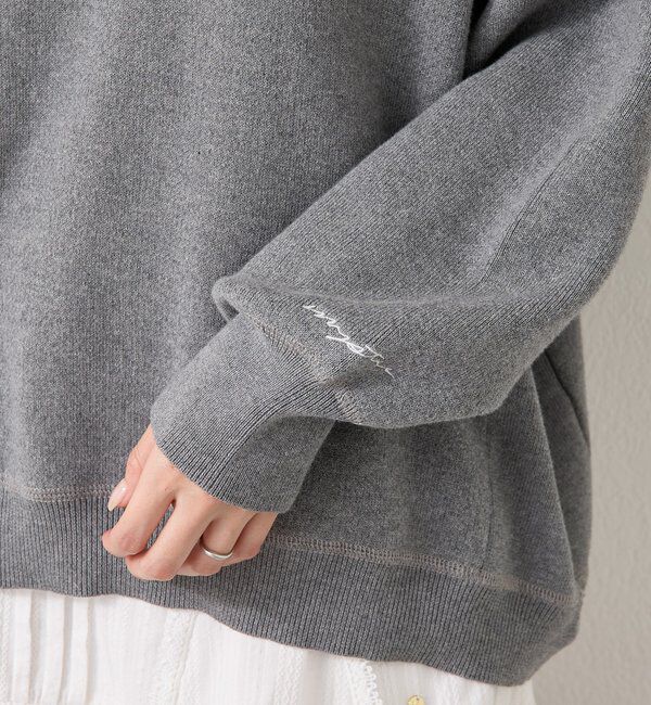  「スウェットライクヘンリーニット」|ニット・セーター|