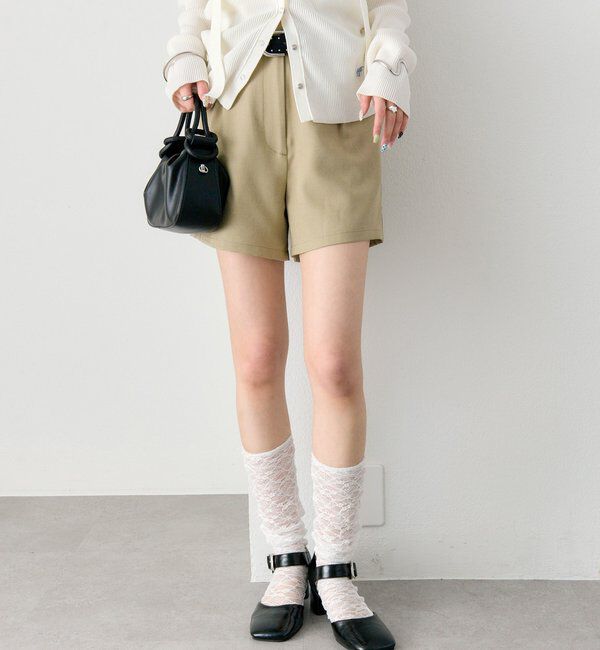 「タックショートパンツ」|チノ|