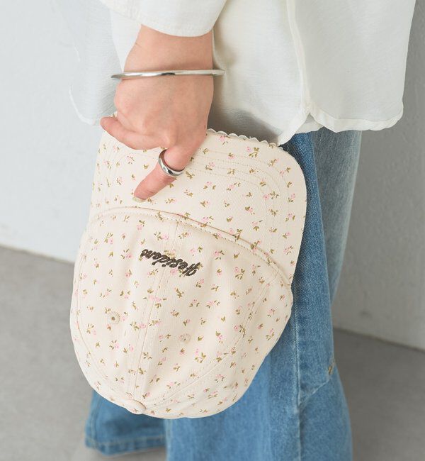  「フラワーレースキャップ」|ハット|アイボリー