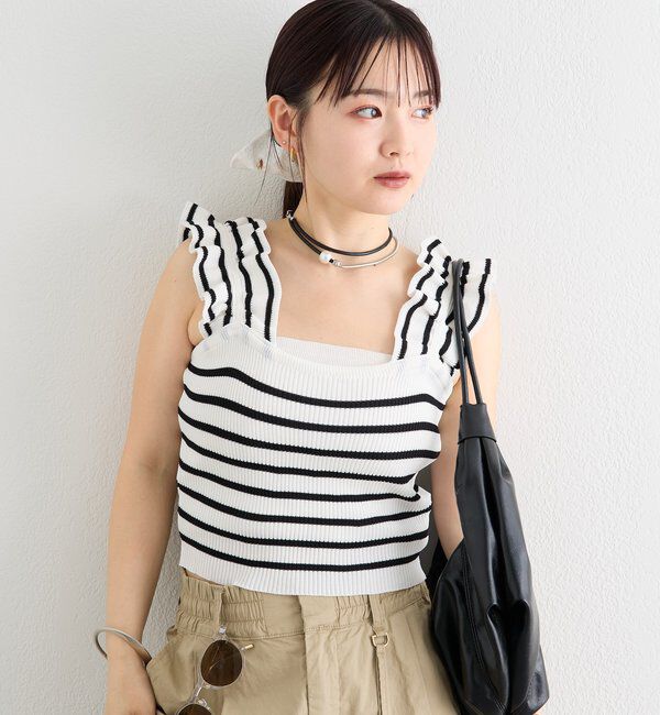  「フリルタンクニット」|ニット・セーター|
