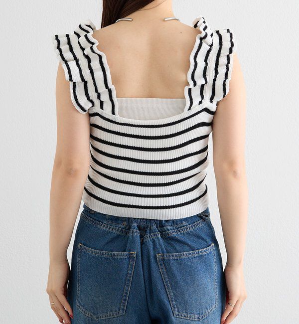  「フリルタンクニット」|ニット・セーター|